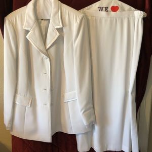 2 piece tuexedo ladies suit